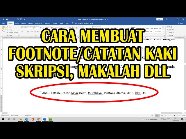 7 Rahasia Cara Membuat Footnote Tesis yang Benar Agar Lulus Sidang Tanpa Revisi Lagi