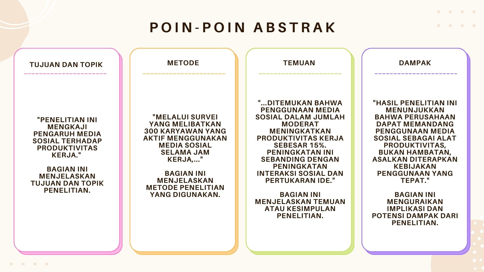 Surat dari Istana Bocorkan 3 Rahasia Cara Membuat Abstrak Tesis yang Baik