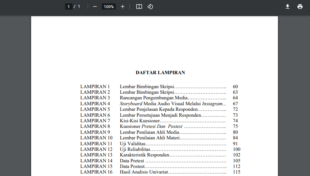 Cara Membuat Daftar Isi Tabel Dan Gambar Di Word Cabai - Free Word Template