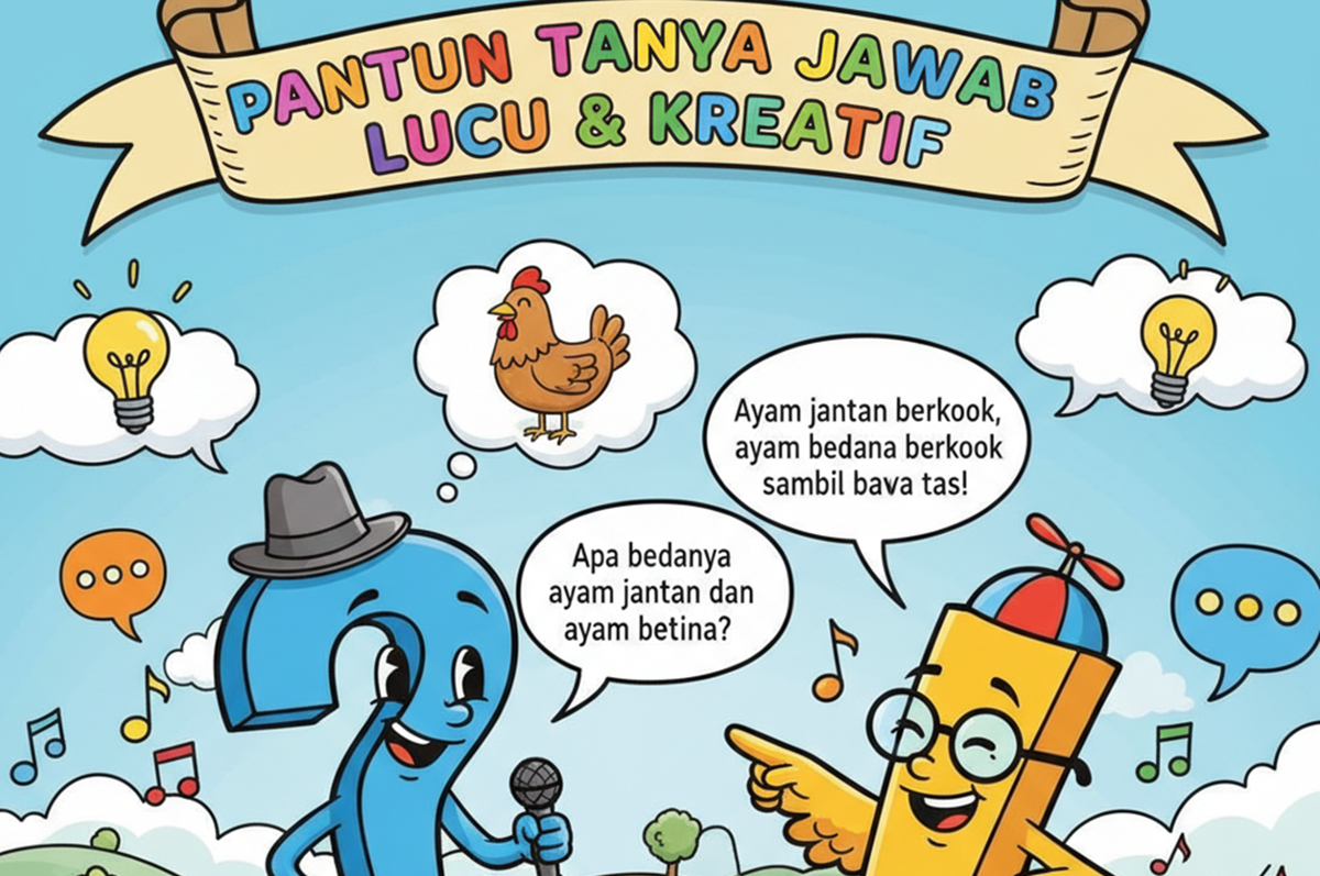 20 Pantun Tanya Jawab Lucu dan Kreatif untuk Hiburan Maksimal