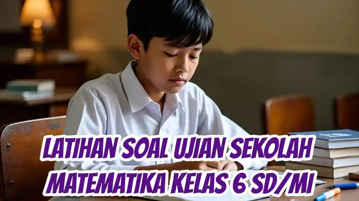 Siap Hadapi Ujian Sekolah Matematika Inilah Latihan Soalnya untuk