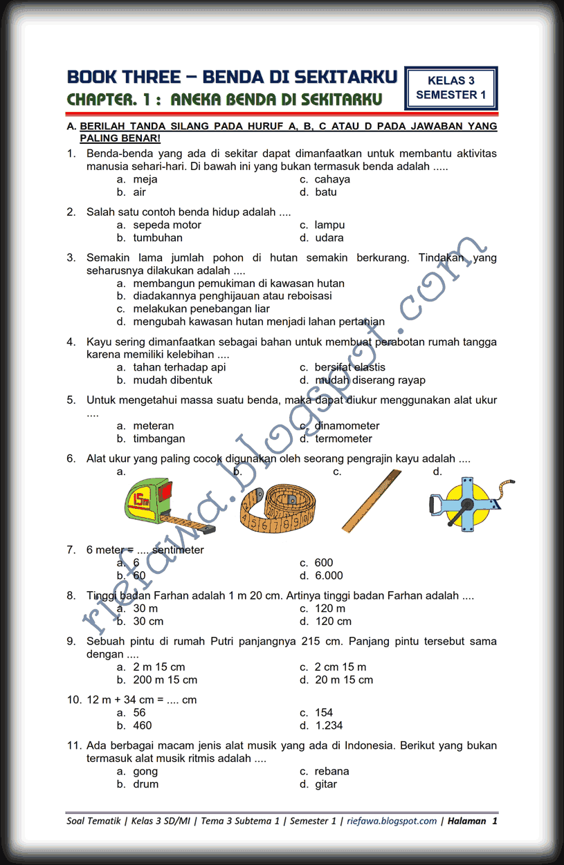 Soal Uas Tema 3 Semester 1 Kelas 3 Sd - Soal Pas Kelas 6 Tema 3 Dan Soal Uas Tema 3 Semester 1 Kelas 3 Sd - Soal Pas Kelas 6 Tema 3 Dan