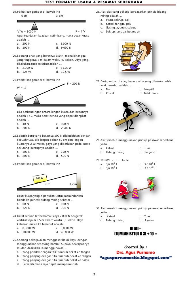 Ternyata Ini Kunci Jitu Menaklukkan Latihan Soal Pesawat Sederhana Kelas 4 Semester 2 yang Jarang Diketahui