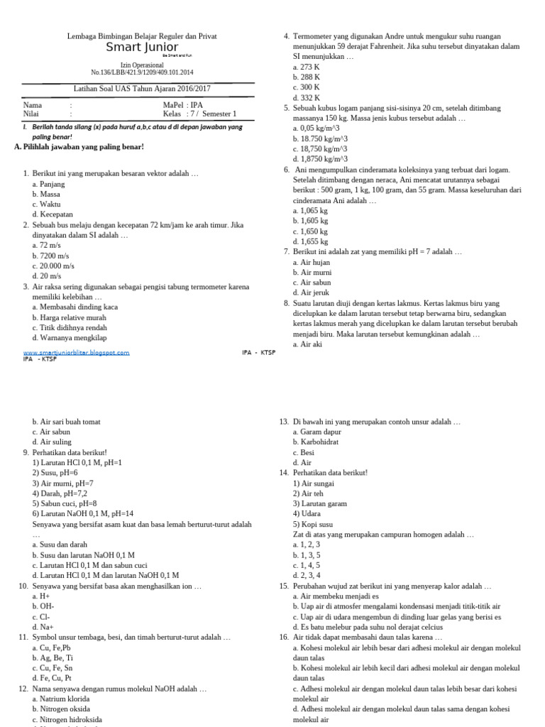 IPA 7 Sem 1 KTSP PDF IPA 7 Sem 1 KTSP PDF