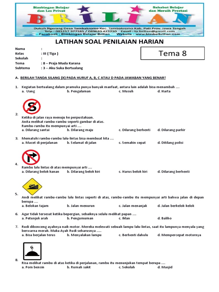 Rahasia 5 Cara Kuasai Latihan Soal Tema 8 Sub Tema 3 Kelas 3 untuk Nilai IPS Kelas 8