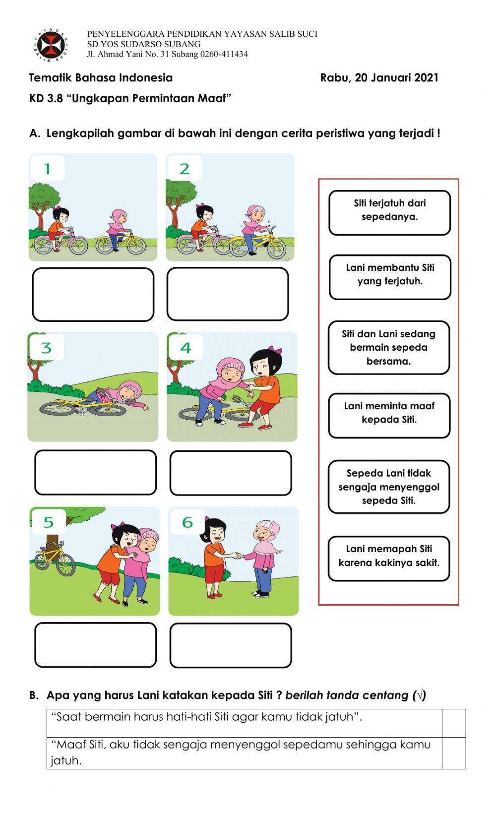 7 Contoh soal bahasa indonesia kelas 2 sd tentang kata ungkapan yang wajib tahu 7 Contoh soal bahasa indonesia kelas 2 sd tentang kata ungkapan yang wajib tahu