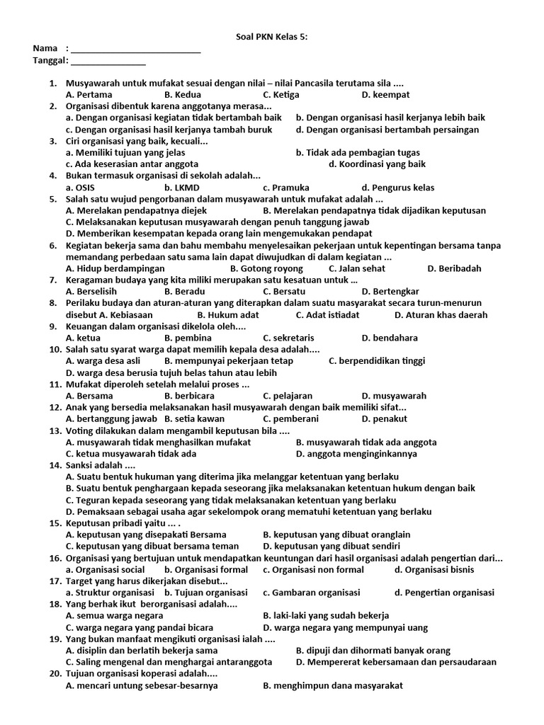 Rahasia Lulus Ujian dengan Soal PKN Kelas 5 Tema 4 Sanjayaops yang Wajib Tahu Rahasia Lulus Ujian dengan Soal PKN Kelas 5 Tema 4 Sanjayaops yang Wajib Tahu