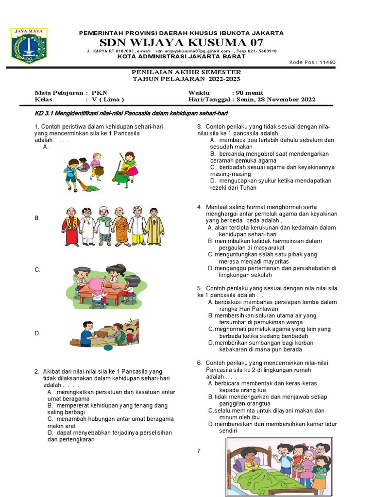 Wajib Tahu Bocoran Soal PKN Kelas 5 Semester 2 Tema 4 Agar Nilai Ujian Langsung Bagus Wajib Tahu Bocoran Soal PKN Kelas 5 Semester 2 Tema 4 Agar Nilai Ujian Langsung Bagus