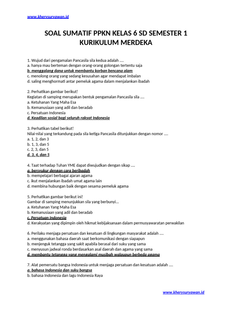 Wajib Tahu Rahasia Lulus Ujian Lewat Bocoran soal pkn kelas 6 semester 1 bab 4 Terbaru Wajib Tahu Rahasia Lulus Ujian Lewat Bocoran soal pkn kelas 6 semester 1 bab 4 Terbaru