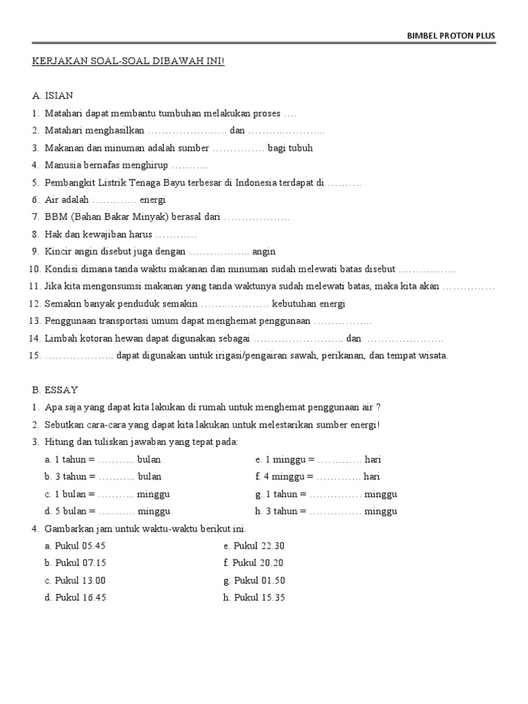 Wajib Tahu! Ternyata Soal Soal Tema 6 Kelas 3 SD Kini Banyak Dicari di Media Sosial Wajib Tahu! Ternyata Soal Soal Tema 6 Kelas 3 SD Kini Banyak Dicari di Media Sosial
